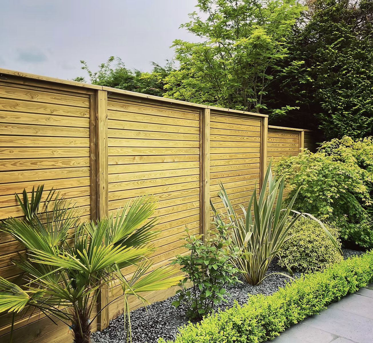 Jacksons Horizontal Tongue & Groove fencing by Edge Fencing Wilmslow Cheshire