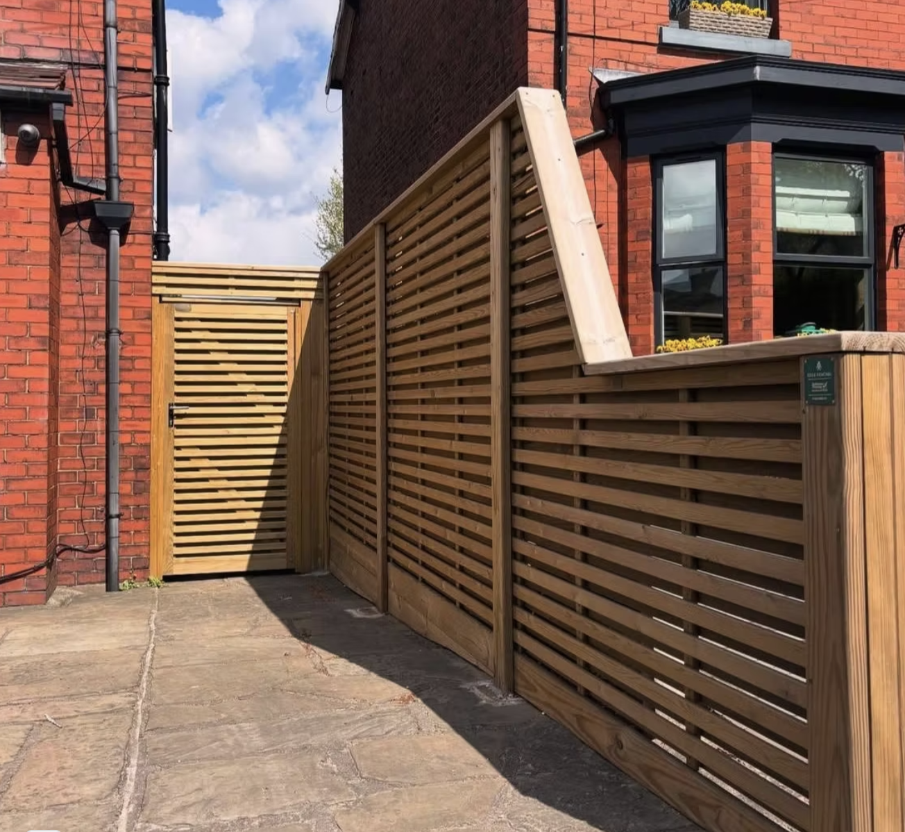 Jacksons Venetian Hit & Miss fencing by Edge Fencing Wilmslow Cheshire